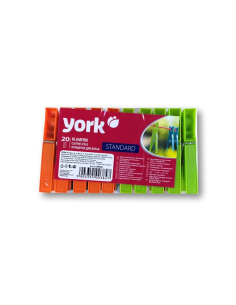 YORK Kolíčky PVC na prádlo standard 20 ks