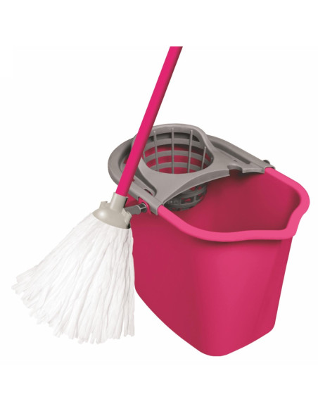YORK mop set oválný 10 L kbelík + střepec mop s tyčí