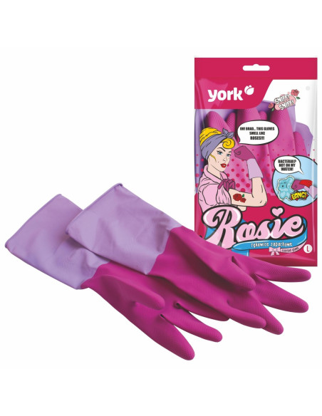 YORK gumové rukavice vonné Rosie L