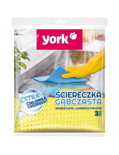 YORK utěrka houbová 17,5x15,5 cm 3 ks