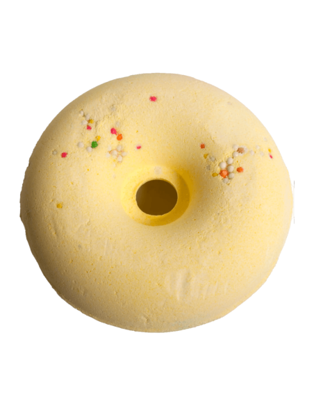 Pokhara šumivá koule do koupele Žlutý donut (vanilka) 70 g