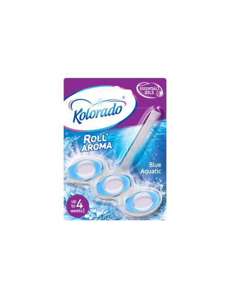 Kolorado Roll Aroma Three-phase toilet block BLUE AQUATIC 51 g