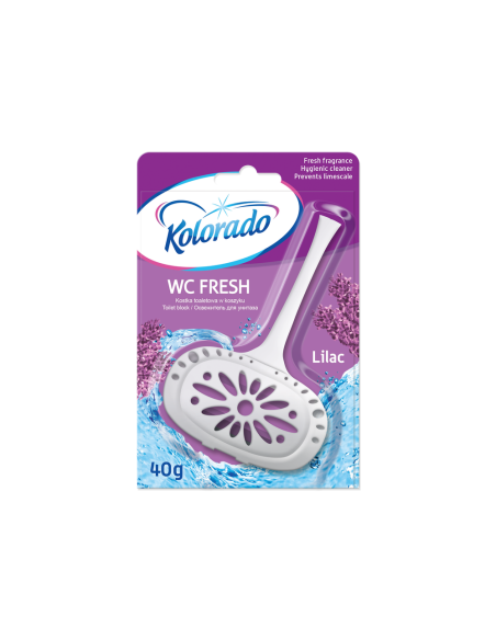 Kolorado WC Fresh toilet block in basket LILAC SCENT 40 g