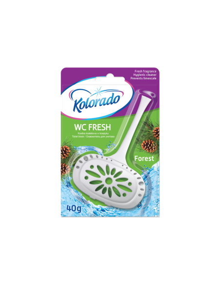 Kolorado WC Fresh toilet block in basket FOREST SCENT 40 g