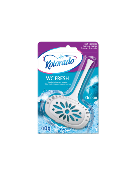 Kolorado WC Fresh toilet block in basket OCEAN SCENT 40 g