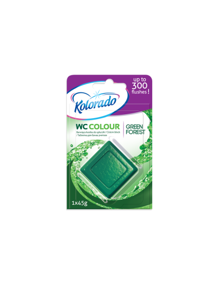 Kolorado WC Colour toilet block, green 1 pcs