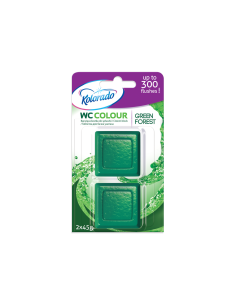 Kolorado WC Colour toilet block, green 2 pcs