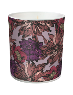 Svíce vonná sklo s fólií Winter flower (sn72s-48)