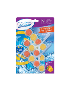 Kolorado WC block hyper clean CITRUS FIZZ 3x45 g