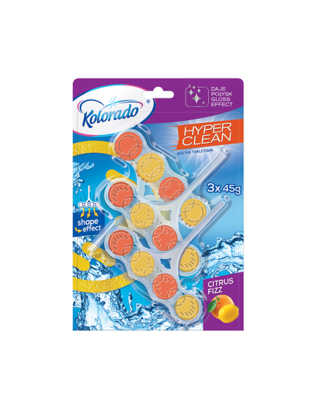 Kolorado WC block hyper clean CITRUS FIZZ 3x45 g