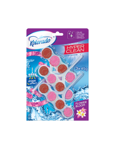 Kolorado WC block hyper clean FLOWER BLOOM 3x45 g