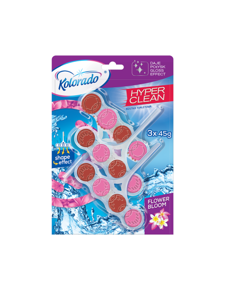Kolorado WC block hyper clean FLOWER BLOOM 3x45 g