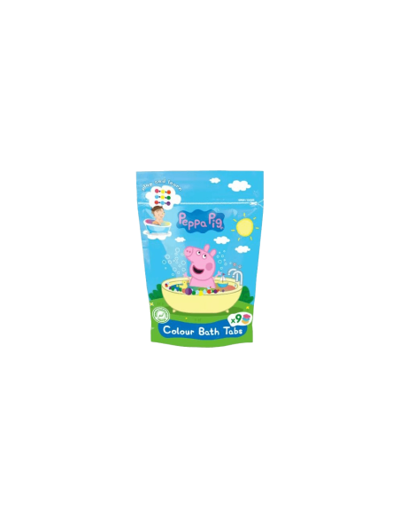 Peppa Pig barevné kapsle do koupele (mix ovoce) 9x16 g