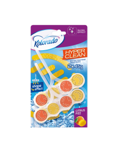 Kolorado WC block hyper clean Citrus Fizz 2x45 g