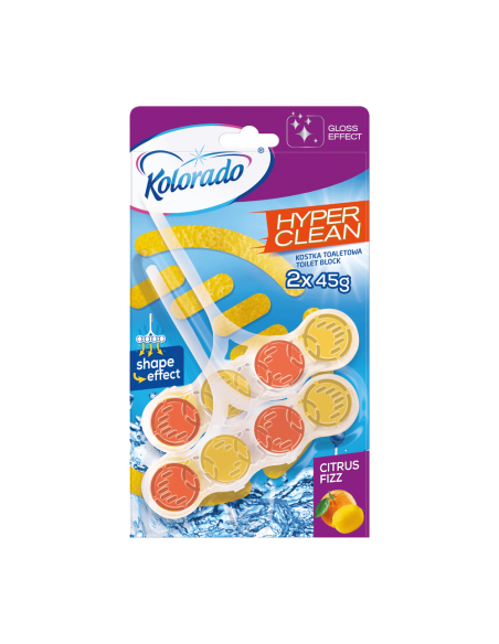 Kolorado WC block hyper clean Citrus Fizz 2x45 g