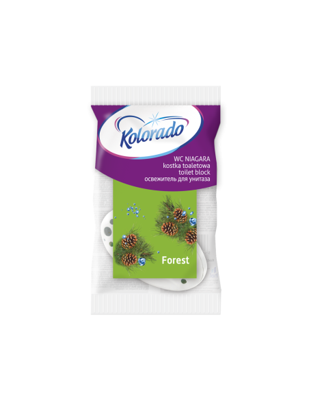 Kolorado WC Niagara toilet block in basket 35 g, PINE