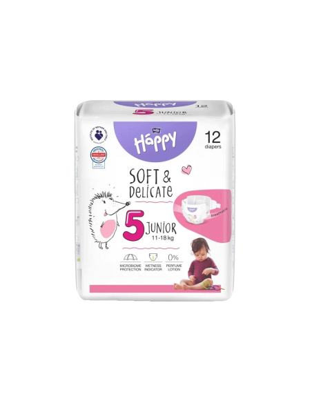 Bella Happy dětské pleny 5 JUNIOR 11-18 kg 12 ks