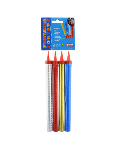 Dortové fontánky barevné 18 cm - 4 ks