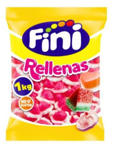 209 - FiNi Plněné Jahody 1000g