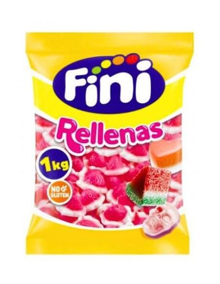 209 - FiNi Plněné Jahody 1000g