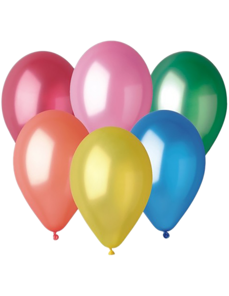 Balonky 26 cm NO082 metalický mix 100 ks