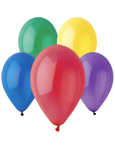 Balonky 26 cm NO087 crystal mix 100 ks
