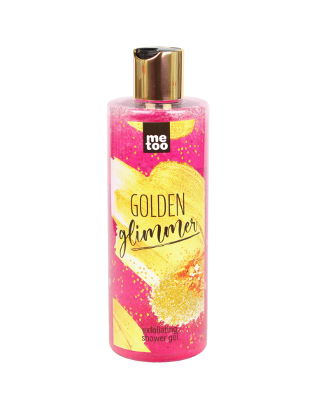 ME TOO peelingový sprchový gel Golden Glimmer 500 ml