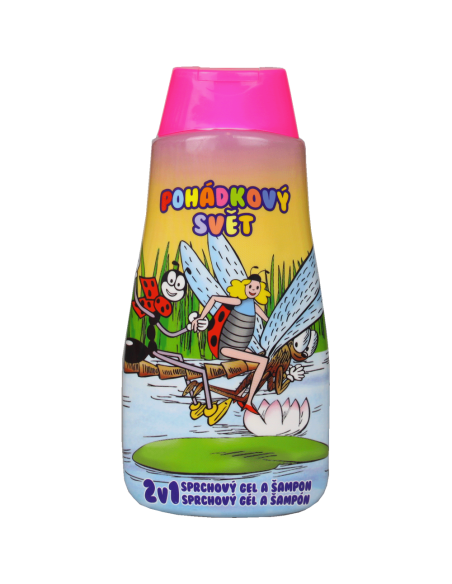 Pohádkový svět sprchový gel + šampon Ferda Mravenec a Slečna Beruška 500 ml