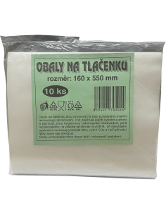 Obaly na tlačenku 160x550 mm 10 ks