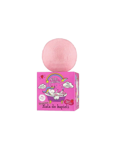 Little unicorn šumivá koule do koupele (malina) 165 g