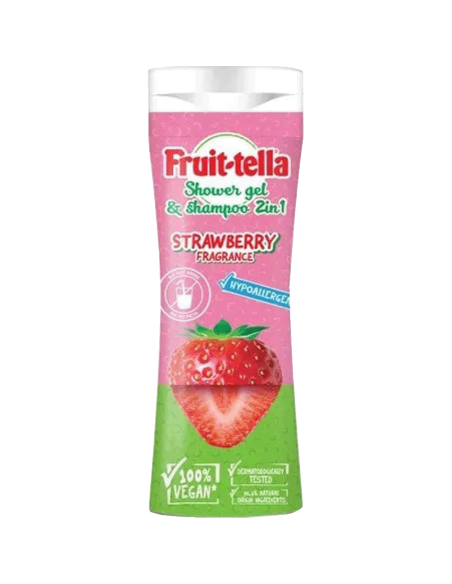 Fruit-tella sprchový gel a šampon Jahoda 300 ml