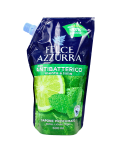 Felce Azzura tekuté mýdlo náplň Máta & Lime 500 ml