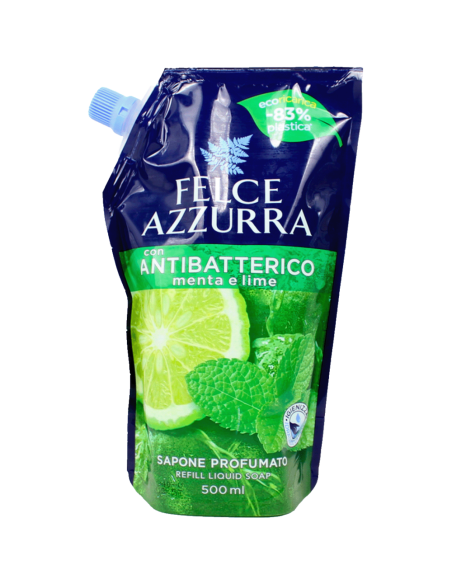 Felce Azzura tekuté mýdlo náplň Máta & Lime 500 ml