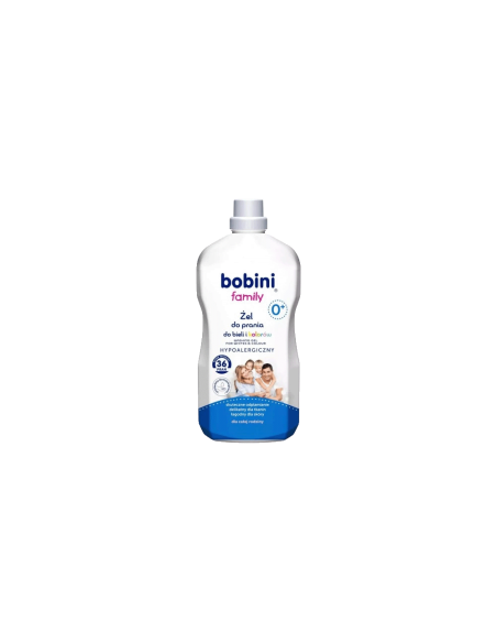 BOBINI gel na praní FAMILY 0+ na bílé i barevné prádlo 36 PD 1,8 L