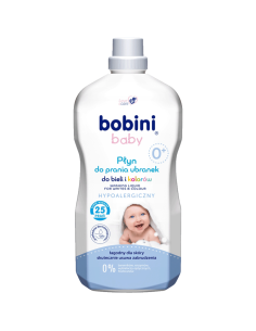 BOBINI gel na dětské oblečení 0+ na bílé i barevné prádlo 25PD 1,8 L