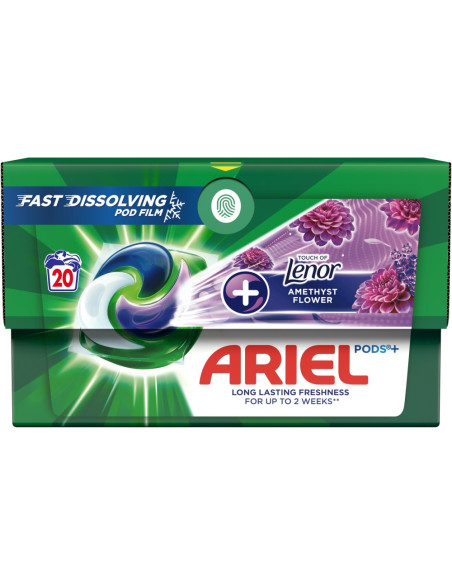 Ariel kapsle na praní BOX Lenor amethyst flower 20 ks
