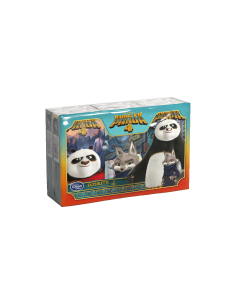 Kapesníky Kung Fu Panda 4 s potiskem 4 vrstvé, folie 6 ks