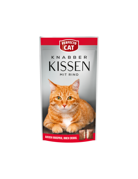 Perfecto Cat polštářky s hovězím masem 50 g