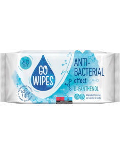 GOWIPES ubrousky vlhčené s antibakteriálním efektem 60 ks