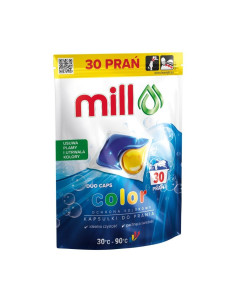 Mill DUO gelové kapsle na praní barevného prádla 30 ks
