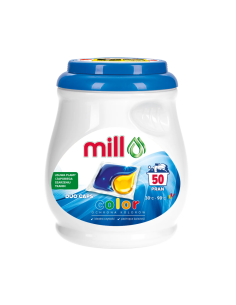 Mill DUO gelové kapsle na praní barevného prádla 50 ks