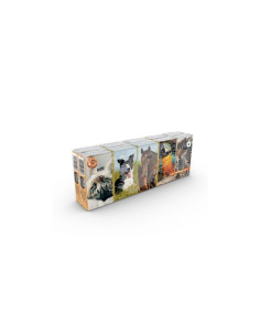 Kapesníky s potiskem King of Animals 3 vrstvé, folie 10 ks