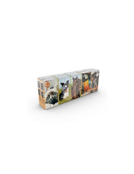 Kapesníky s potiskem King of Animals 3 vrstvé, folie 10 ks