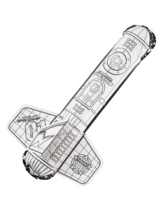Nafukovací omalovánka Raketa s křídly