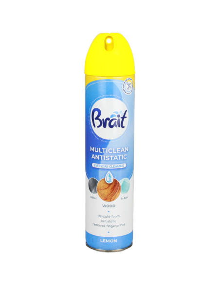 Brait multicleaner na nábytek Antistatic lemon 300 ml
