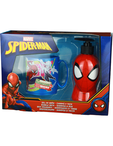 Spiderman set sprchový gel 3D + hrnek