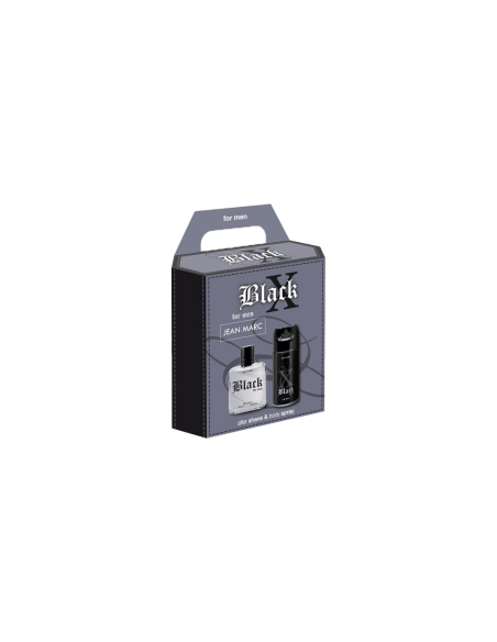 JM pánský set X Black voda po holení a deo