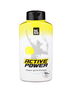 NIBO NEW pánský sprchový gel a šampon Active Power 500 ml