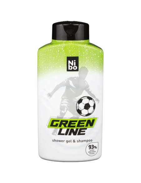 NIBO NEW pánský sprchový gel a šampon Green Line 500 ml