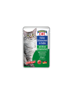 Perfecto Cat kapsička - hovězí maso s králíkem v omáčce 100 g